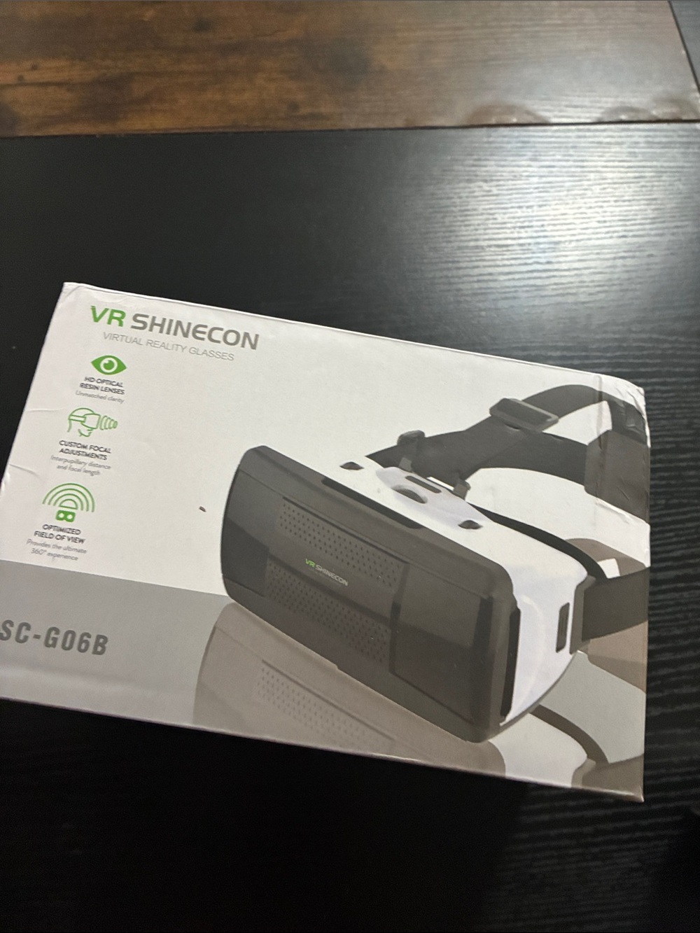 Vr shinecon White and Black Virtual Reality Glasses